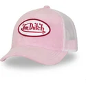 petten-gebogen-roze-snapback-van-von-dutch