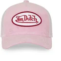 petten-gebogen-roze-snapback-van-von-dutch