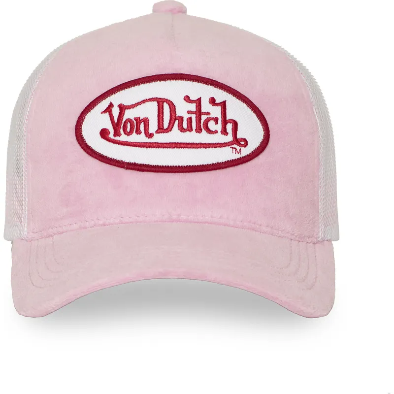 petten-gebogen-roze-snapback-van-von-dutch
