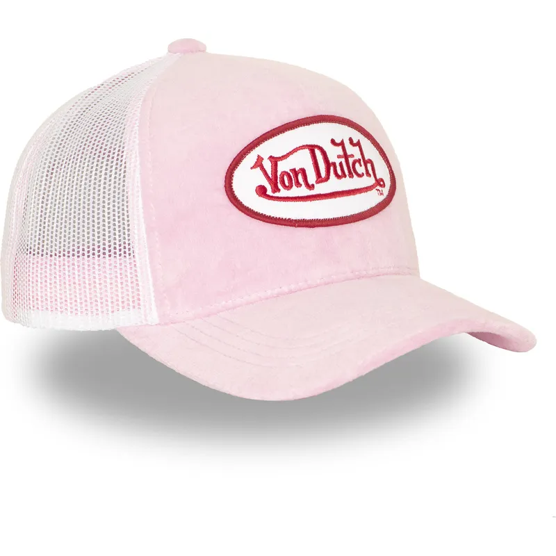 petten-gebogen-roze-snapback-van-von-dutch