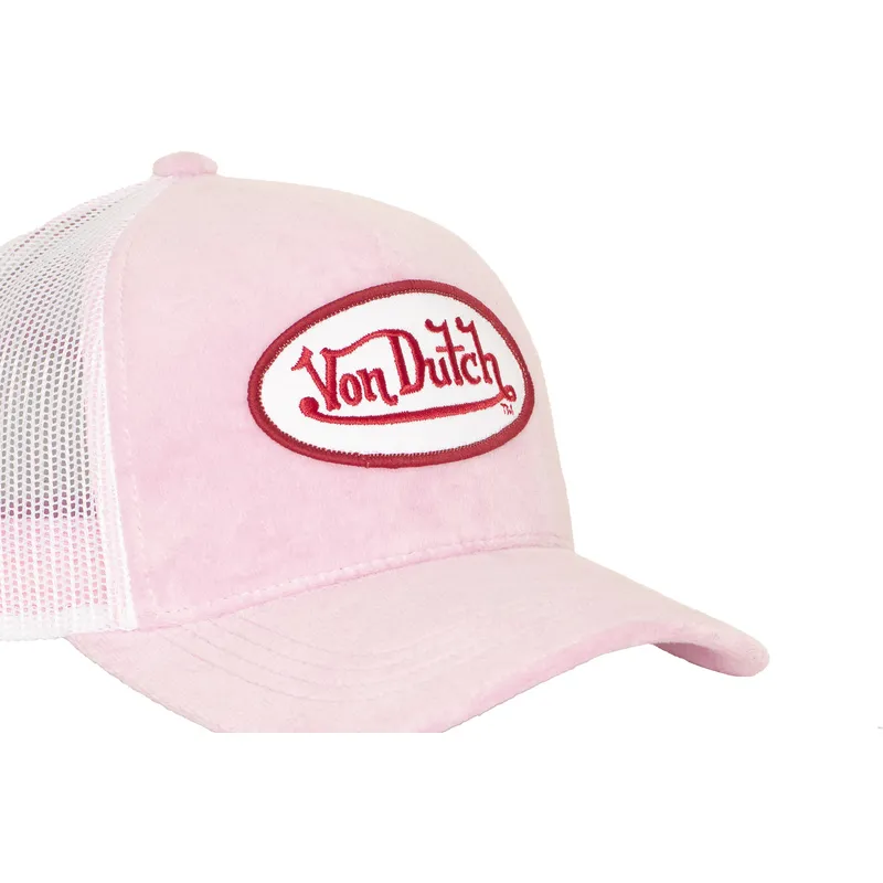 petten-gebogen-roze-snapback-van-von-dutch