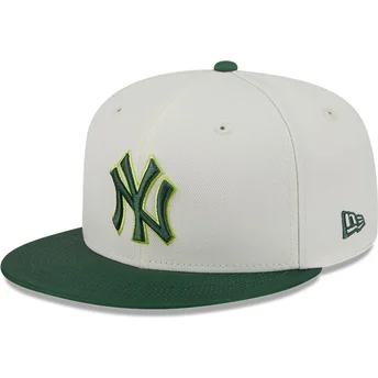59FIFTY CLR DVLP Beige-Grüne Fitted Cap der New York Yankees MLB von New Era