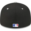 buet-sort-og-gra-justeret-59fifty-player-frank-thomas-kasket-fra-chicago-white-sox-mlb-fra-new-era