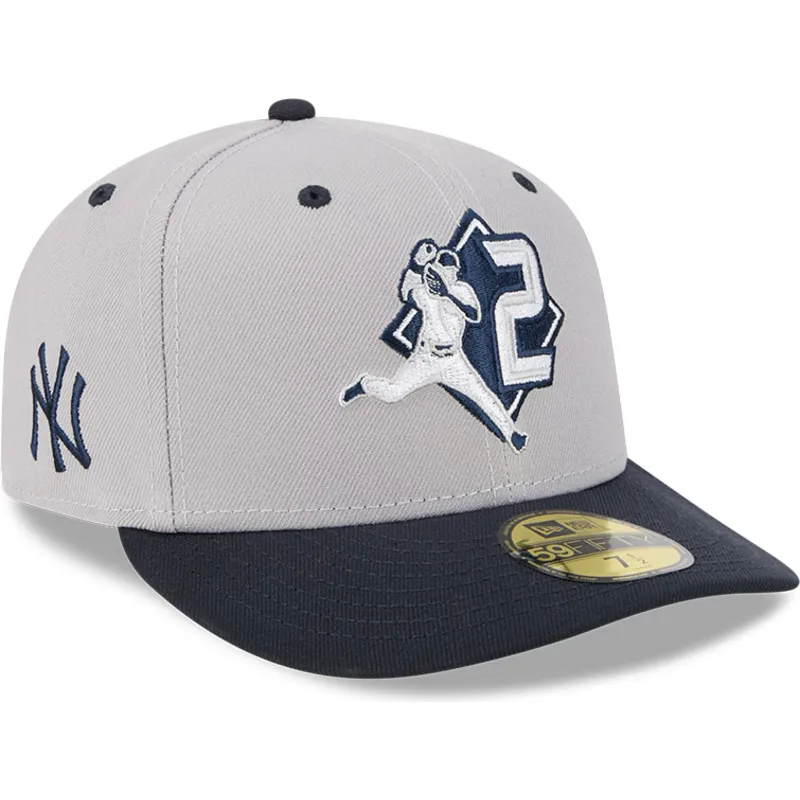 petten-gebogen-grijs-fitted-59fifty-player-derek-jeter-van-new-york-yankees-mlb-van-new-era petten-gebogen-grijs-fitted-59fifty-player-derek-jeter-van-new-york-yankees-mlb-van-new-era