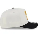 bezowo-czarna-zakrzywiona-czapka-snapback-9fifty-a-frame-chainstitch-boston-bruins-nhl-new-era