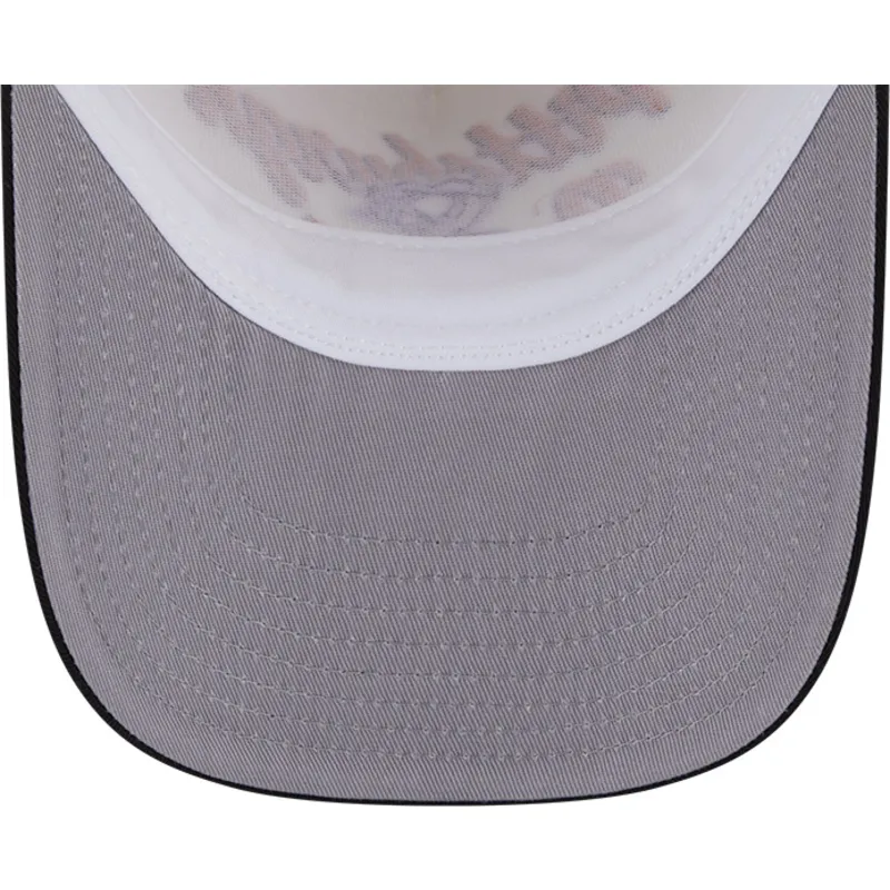 bezowo-czarna-zakrzywiona-czapka-snapback-9fifty-a-frame-chainstitch-pittsburgh-penguins-nhl-new-era