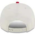 beige-og-rod-snapback-9fifty-a-frame-chainstitch-kasket-fra-detroit-red-wings-nhl-fra-new-era