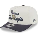 petten-gebogen-beige-snapback-9fifty-a-frame-chainstitch-van-vegas-golden-knights-nhl-van-new-era