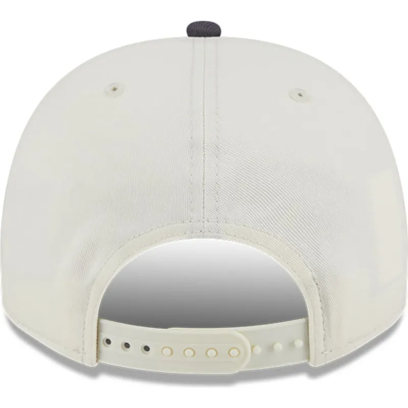 buet-beige-og-gra-snapback-kasket-9fifty-a-frame-chainstitch-fra-vegas-golden-knights-nhl-fra-new-era