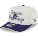 cappellino-curva-beige-e-viola-snapback-9fifty-a-frame-chainstitch-dei-toronto-maple-leafs-nhl-di-new-era