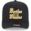 petten-gebogen-zwart-snapback-9fifty-a-frame-chainstitch-van-boston-bruins-nhl-van-new-era