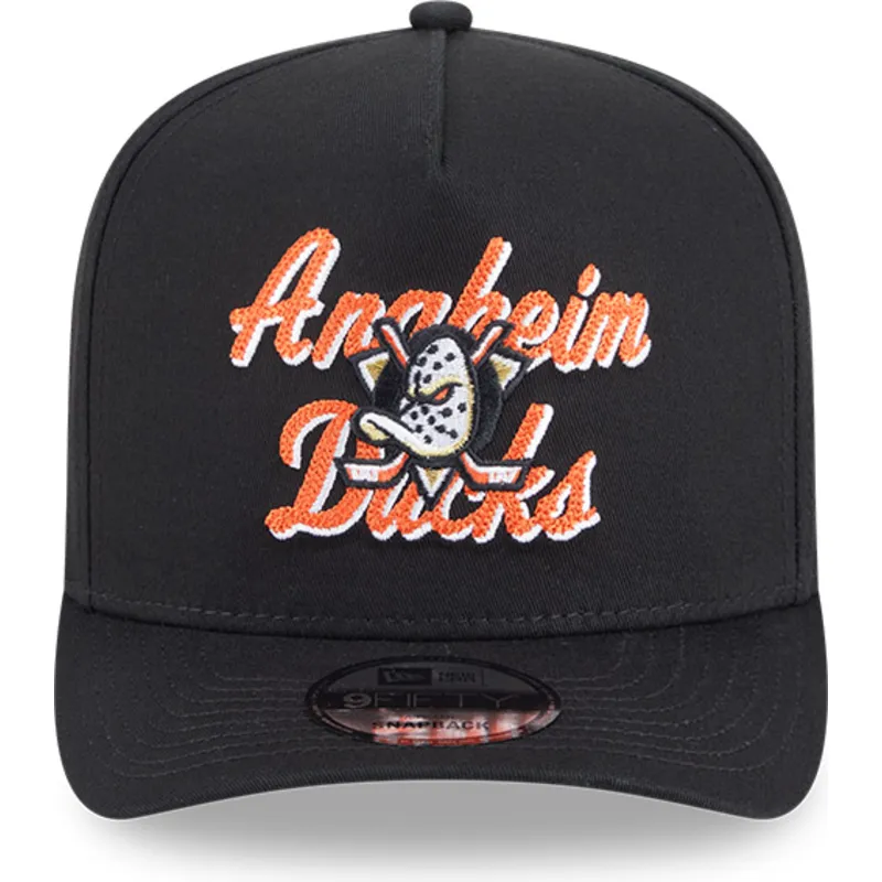 czarna-czapka-z-zakrzywionym-daszkiem-snapback-9fifty-a-frame-chainstitch-anaheim-ducks-nhl-new-era