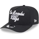 svart-kurvad-snapback-keps-9fifty-a-frame-chainstitch-fran-los-angeles-kings-nhl-av-new-era