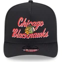 sort-buet-snapback-kasket-9fifty-a-frame-chainstitch-fra-chicago-blackhawks-nhl-fra-new-era