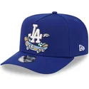 petten-gebogen-blauw-snapback-9fifty-a-frame-cartoon-van-los-angeles-dodgers-mlb-van-new-era