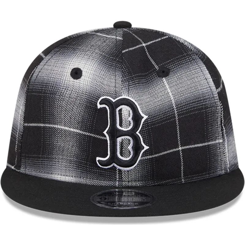 petten-plat-zwart-snapback-9fifty-retro-crown-plaid-van-boston-red-sox-mlb-van-new-era petten-plat-zwart-snapback-9fifty-retro-crown-plaid-van-boston-red-sox-mlb-van-new-era