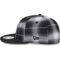 new-era-flat-brim-9fifty-retro-crown-plaid-boston-red-sox-mlb-black-snapback-cap