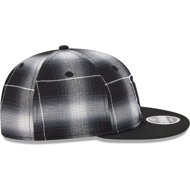 sort-flad-snapback-9fifty-retro-crown-plaid-kasket-fra-los-angeles-dodgers-mlb-fra-new-era