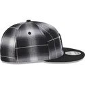 new-era-flat-brim-9fifty-retro-crown-plaid-oakland-athletics-mlb-black-snapback-cap
