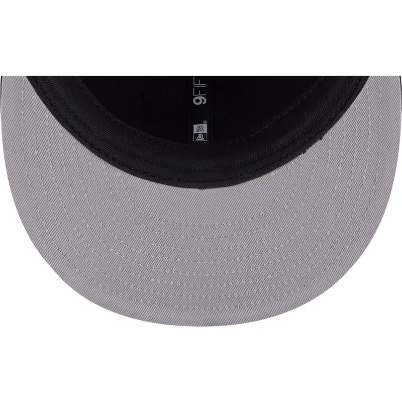 sort-fladskaerms-snapback-9fifty-retro-crown-plaid-oakland-athletics-mlb-kasket-fra-new-era