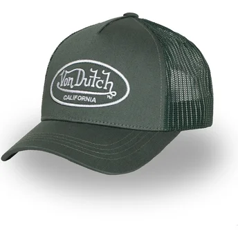 Von Dutch LOF B36 Green Adjustable Trucker Hat