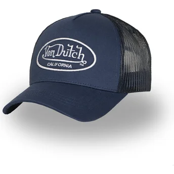 Cappellino trucker blu marino regolabile LOF B37 di Von Dutch