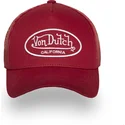petten-gebogen-rood-verstelbare-band-van-von-dutch