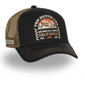 czapka-trucker-czarno-brazowa-crew25-marki-von-dutch