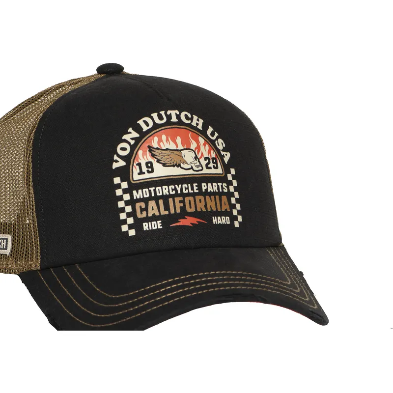 petten-gebogen-zwart-snapback-crew25-van-von-dutch