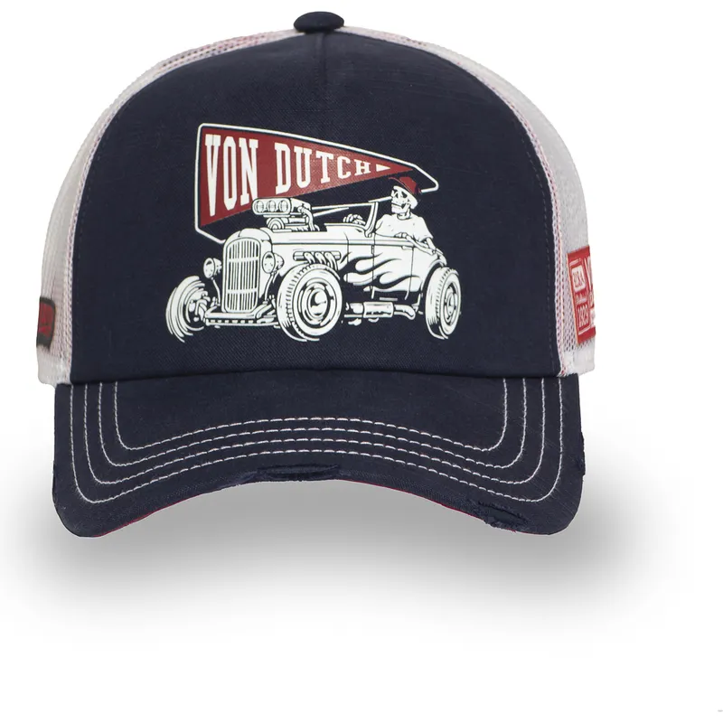 truckerkeps-marinbla-och-vit-crew26-fran-von-dutch