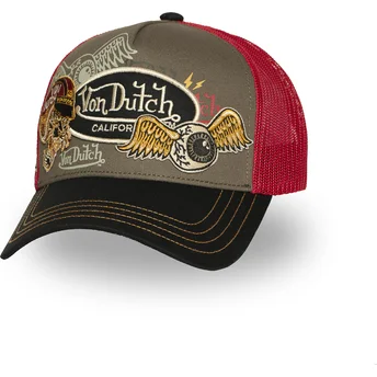 Czapka trucker wielokolorowa PATCHES09 marki Von Dutch