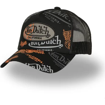Gorra trucker negra CAFE03 de Von Dutch