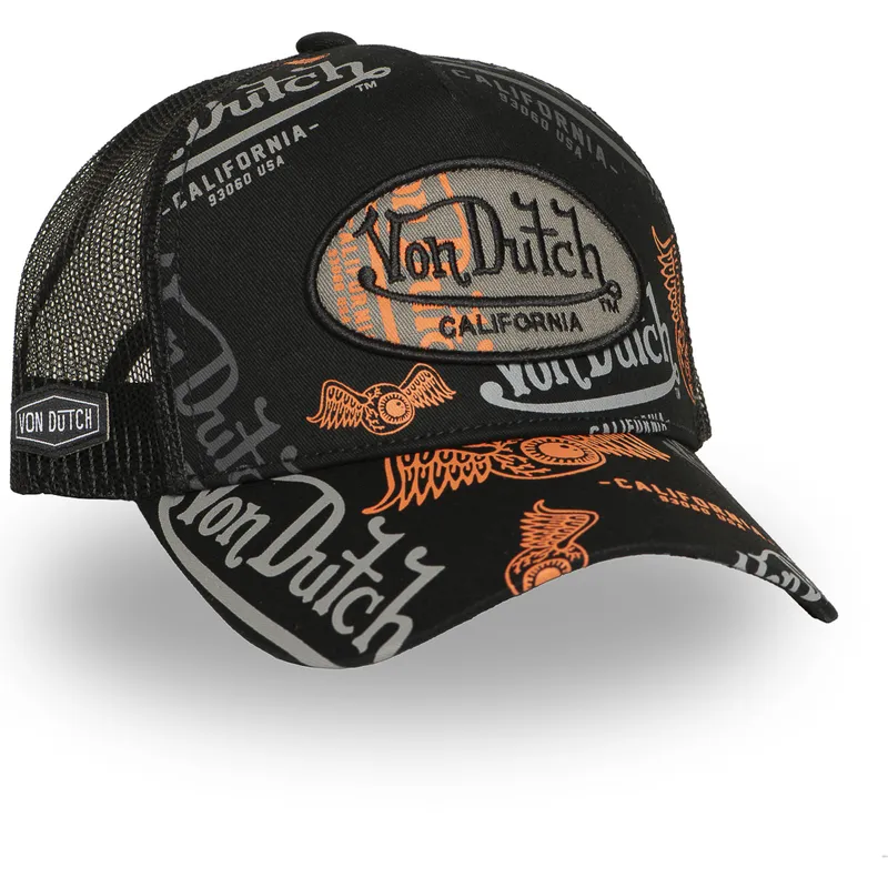 petten-gebogen-zwart-snapback-van-von-dutch