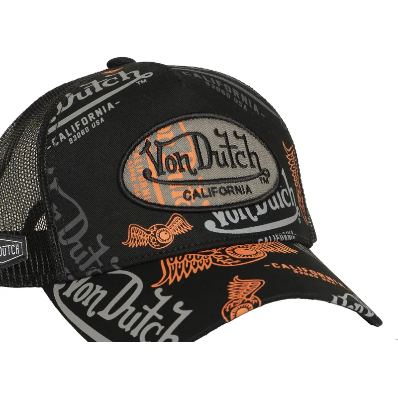 petten-gebogen-zwart-snapback-van-von-dutch