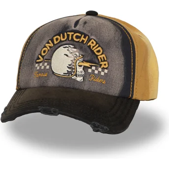Petten gebogen meerkleurig snapback van Von Dutch