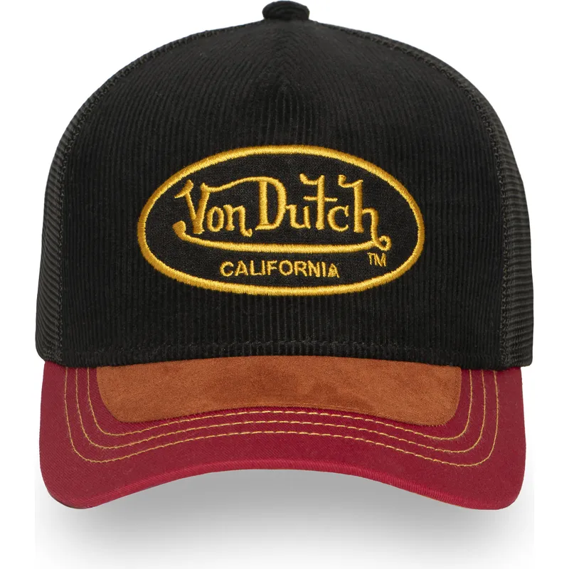 schwarze-und-rote-trucker-kappe-shield03-von-von-dutch