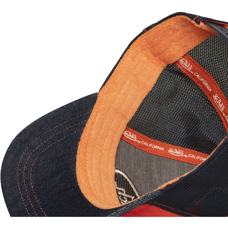trucker-kasket-orange-og-bla-shield04-fra-von-dutch