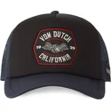 von-dutch-brun-och-marinbla-foam02-truckerkeps