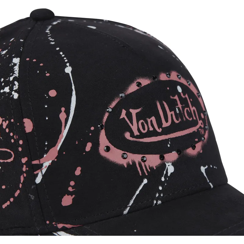 petten-gebogen-zwart-snapback-van-von-dutch