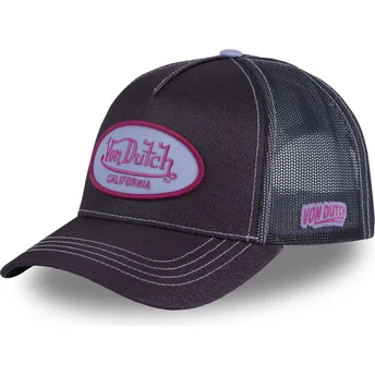 Petten gebogen meerkleurig snapback GLIT PU van Von Dutch