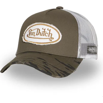 Cap gebogen green snapback van Von Dutch