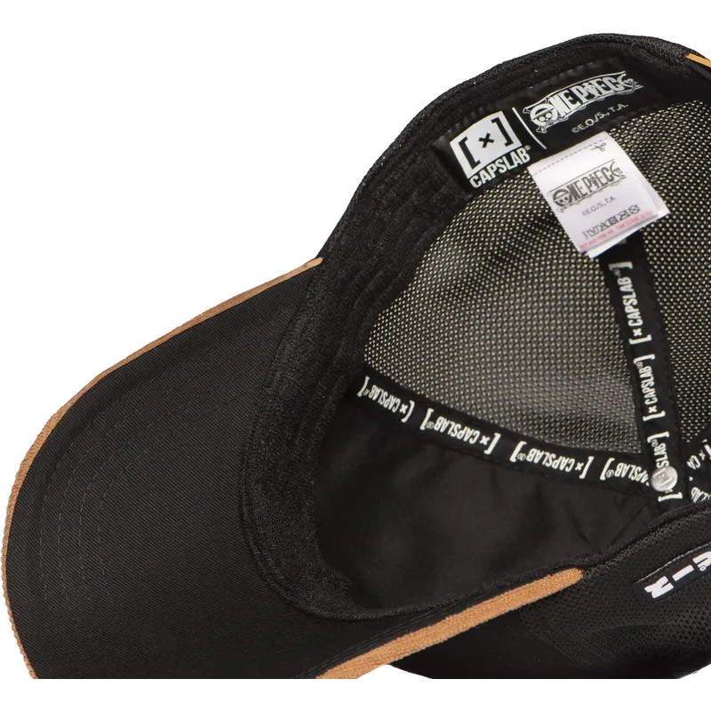 cappellino-trucker-nero-e-marrone-straw-hat-pirates-op6-one-one-piece-di-capslab