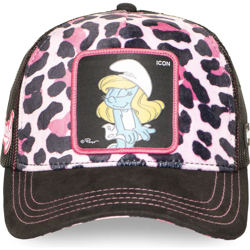 czapka-trucker-leopard-rozowa-smerfetka-smu-leop-smerfy-od-capslab
