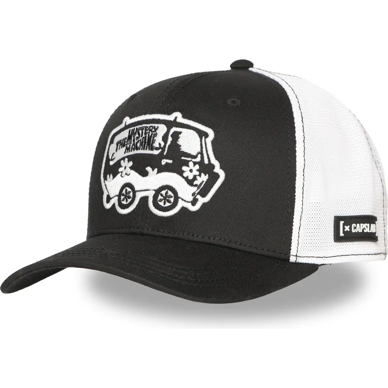 petten-gebogen-zwart-snapback-the-mystery-machine-scooby-doo-van-capslab petten-gebogen-zwart-snapback-the-mystery-machine-scooby-doo-van-capslab