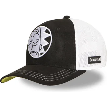 Petten gebogen zwart snapback REM6 GLO Rick Sanchez Rick en Morty van Capslab