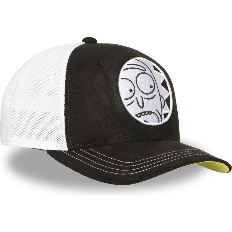 trucker-cap-schwarz-und-weiss-rick-sanchez-rem6-glo-rick-and-morty-von-capslab
