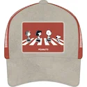 gorra-trucker-gris-y-roja-pea5-pea-peanuts-de-capslab