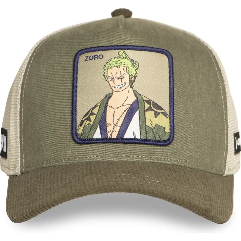czapka-trucker-zielona-i-bezowa-roronoa-zoro-op6-zor-one-piece-od-capslab