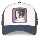 petten-gebogen-wit-snapback-sasuke-uchiha-naruto-van-capslab
