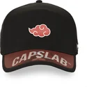 cappellino-nero-curvo-regolabile-akatsuki-ns5-aka-naruto-di-capslab